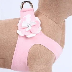 Susan Lanci Special Occasion Step-In Harness- Puppy Pink