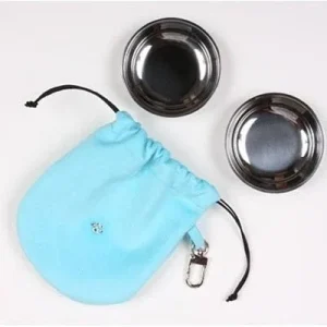 Susan Lanci Tiffi Blue Travel Pouch