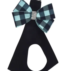 Susan Lanci Tiffi Gingham Nouveau Bow Step In Harness