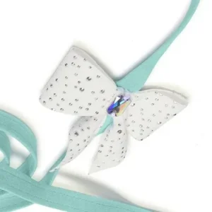 Susan Lanci Tiffi's Gift Ultrasuede Dog Leash with AB Crystal