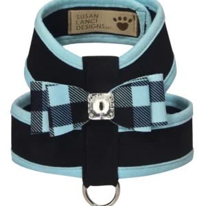Susan Lanci Tinkie Harness With Tiffi Gingham Big Bow