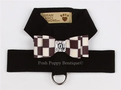 Susan Lanci Tinkie Harnesses- Windsor Check Collection -Big Bow Style in Many Colors - Image 2