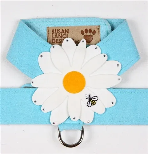 Susan Lanci Tinkie Large Daisy Collection Tinkie Ultrasuede Harnesses - Image 2