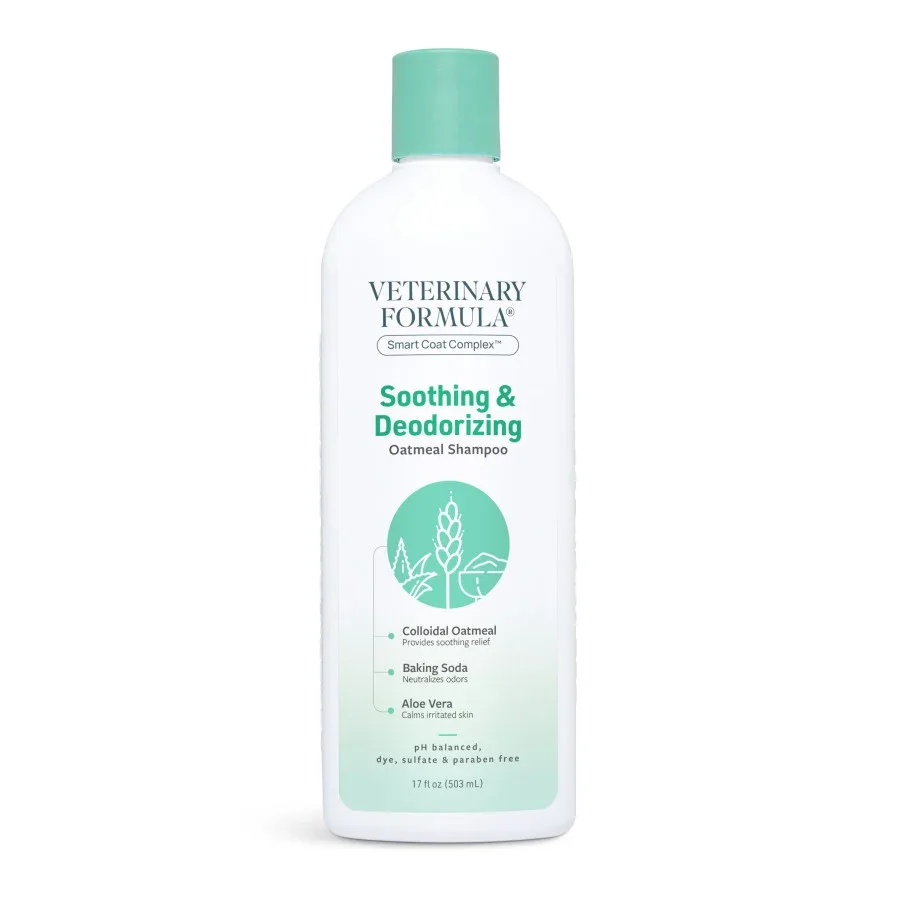Synergy Labs Veterinary Formula Smart Coat Complex Soothing & Deodorizing Shampoo 17 fl. oz
