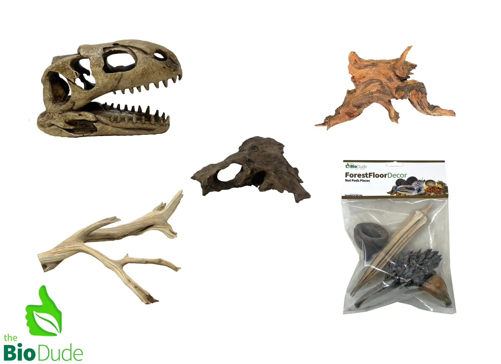 T-Rex Decor Kit for Reptile Enclosures