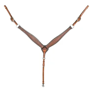 Tabelo Basket Tooled Breast Collar