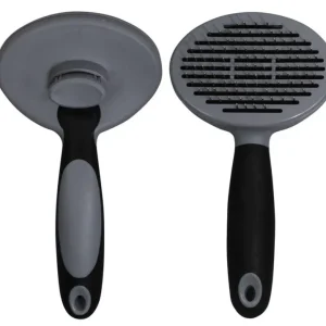 Tail Tamer Self Cleaning Brush Charcoal