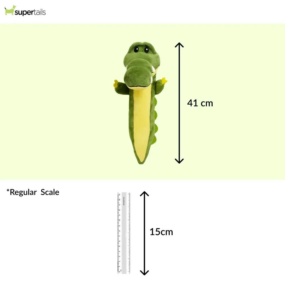 Talking Dog Club Gator Plush Toy for Dogs (Green) - Image 2