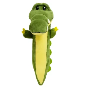 Talking Dog Club Gator Plush Toy for Dogs (Green)