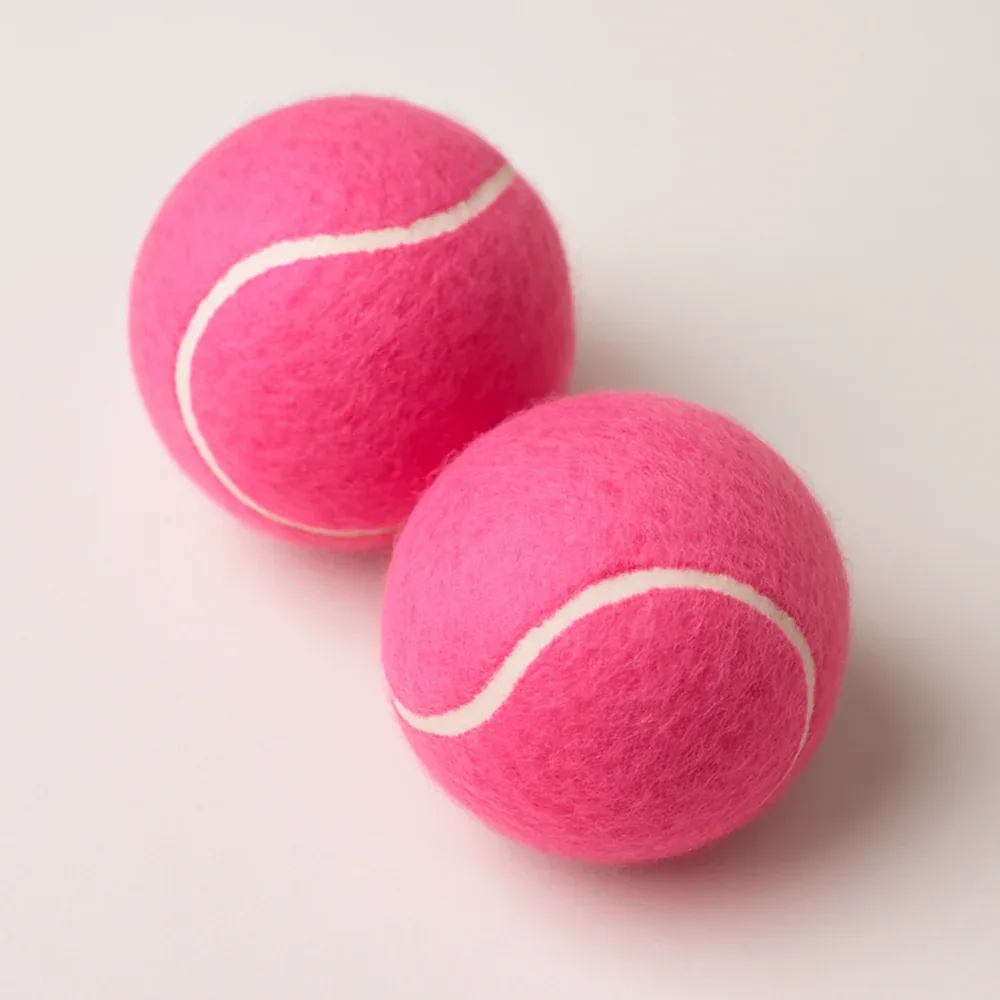 Talking Dog Club Tennis Ball Toy for Dogs (Pink)