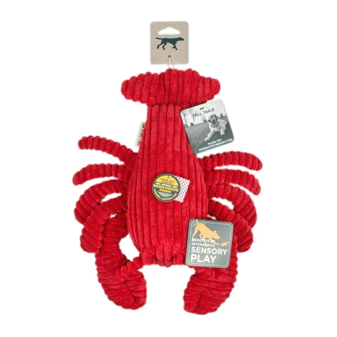 Tall Tails Dog Plush Crunch Lobster 14 in