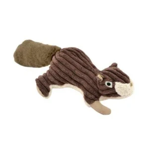 Tall Tails Dog Squeaker Squirrel, Brown, 12 in