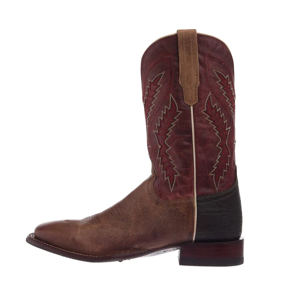Tecovas Men's Doc Oat Goat Vamp 12in Red Top - Image 2
