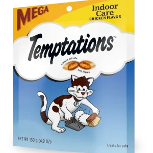 Temptations Hairball Control Crunchy & Soft Chicken Flavor Cat Treats
