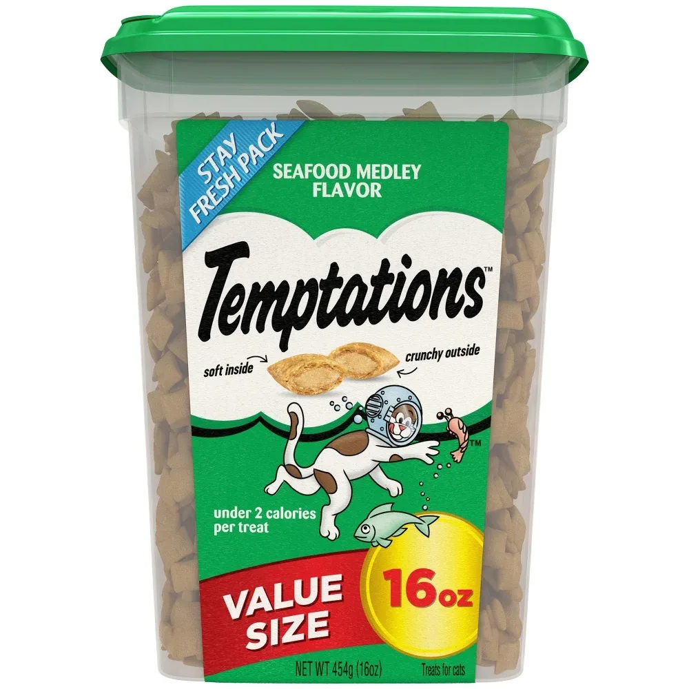Temptations Seafood Medley Flavor Cat Treats - Image 2