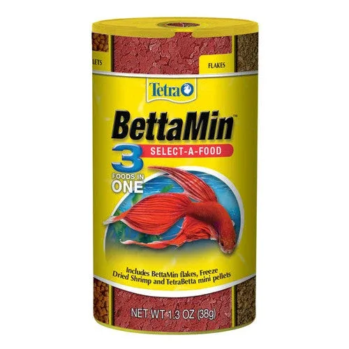 Tetra BettaMin 3-in-1 Select-A-Food Fish Food 1.34 oz - Image 2