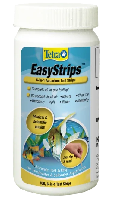 Tetra EasyStrips 6-in-1 Aquarium Test Strip 100 Pack - Image 2