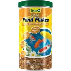 Tetra Pond Flakes Small Fish Food, 6.35oz