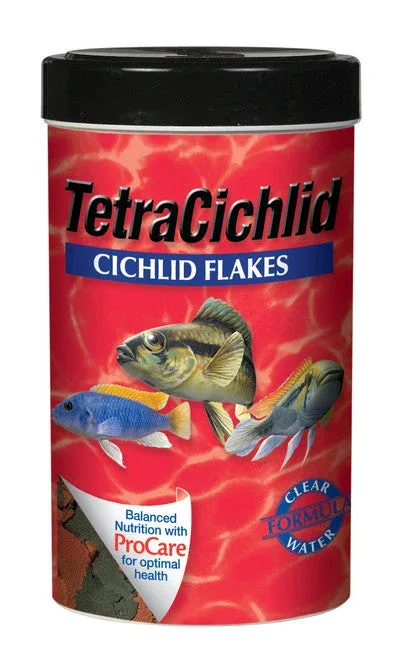 Tetra TetraCichlid Flakes Fish Food 1.58 oz - Image 2