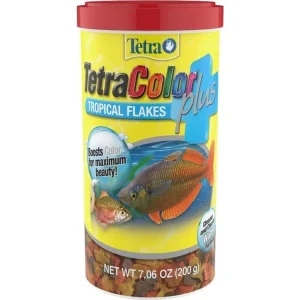 Tetra TetraColor Plus Tropical Flakes Fish Food 1ea/7.06 oz