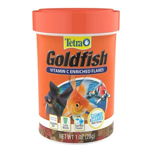 Tetra TetraFin Goldfish Flakes Fish Food 1 oz - Image 2