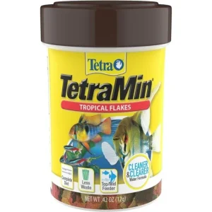 Tetra TetraMin Clean & Clearer Tropical Flakes Fish Food 1ea/0.42 oz