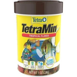 Tetra TetraMin Clean & Clearer Tropical Flakes Fish Food 1ea/1 oz