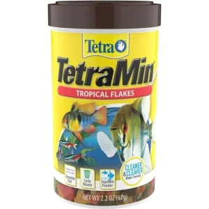 Tetra TetraMin Clean & Clearer Tropical Flakes Fish Food 1ea/2.2 oz