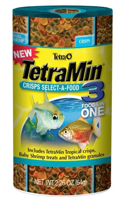 Tetra TetraMin Crisps Select-A-Food Fish Food 2.4 oz - Image 2