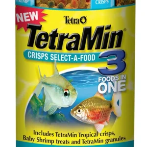 Tetra TetraMin Crisps Select-A-Food Fish Food 2.4 oz