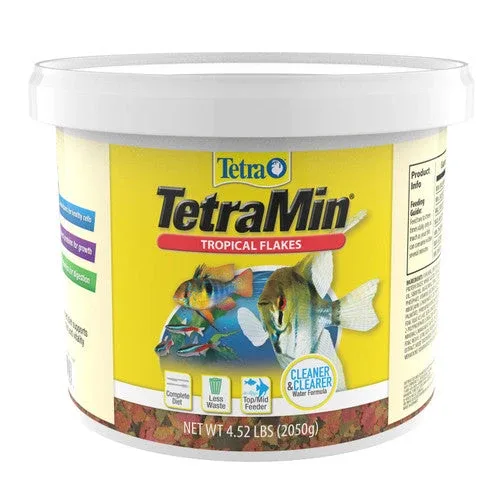 Tetra TetraMin Tropical Flakes Fish Food 4.52lb - Image 2