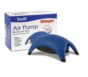 Tetra Whisper 10 Air Pump (New Design Ul Approved) {L-b}309373