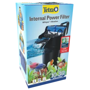 Tetra Whisper 20i Internal Power Filter with Bio-Scrubber Black