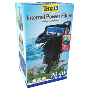 Tetra Whisper 40i Internal Power Filter with Bio-Scrubber Black