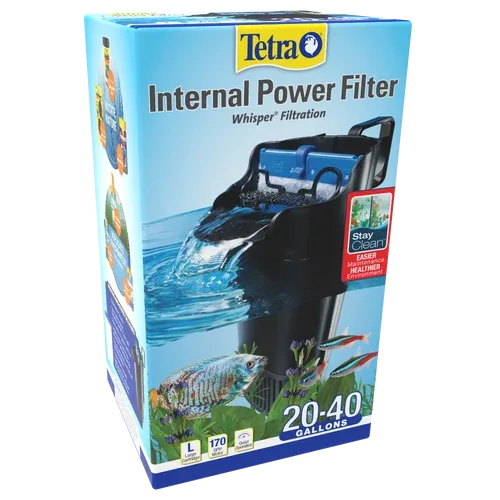 Tetra Whisper 40i Internal Power Filter with Bio-Scrubber Black - Image 2