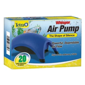 Tetra Whisper Aquarium Non-UL Air Pump Blue 20 Gallon