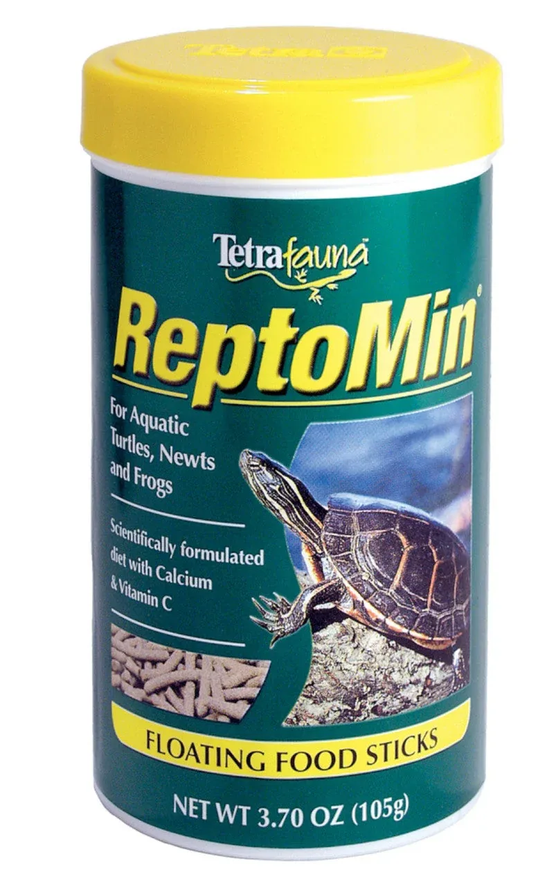 TetraFauna ReptoMin Floating Food Sticks Reptile Dry Food 3.7 oz