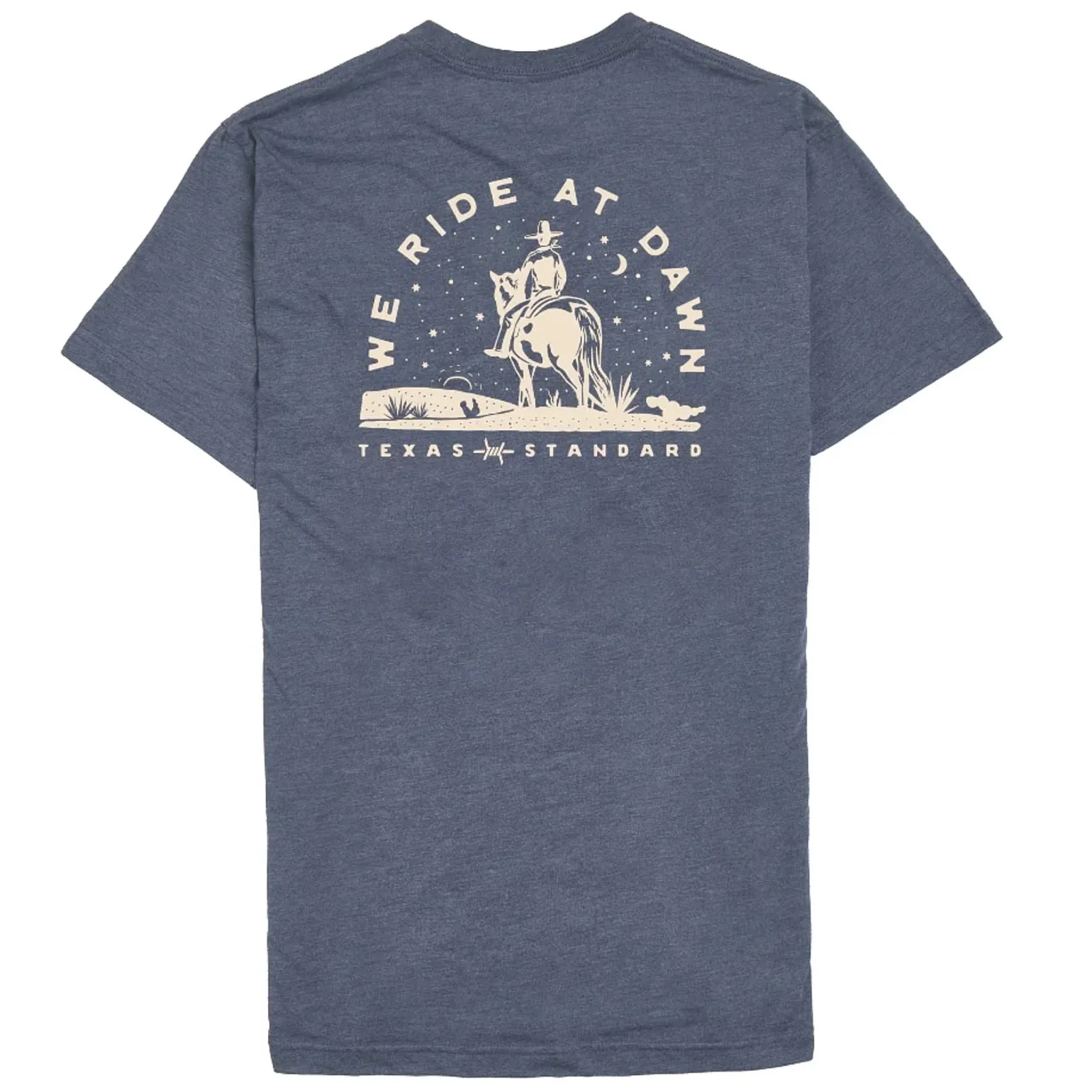 Texas Standard Heritage Ride At Dawn Navy Tee - Image 2