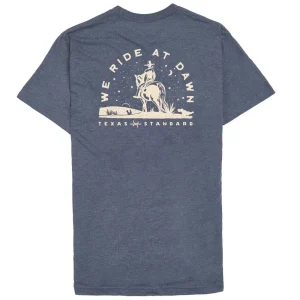 Texas Standard Heritage Ride At Dawn Navy Tee