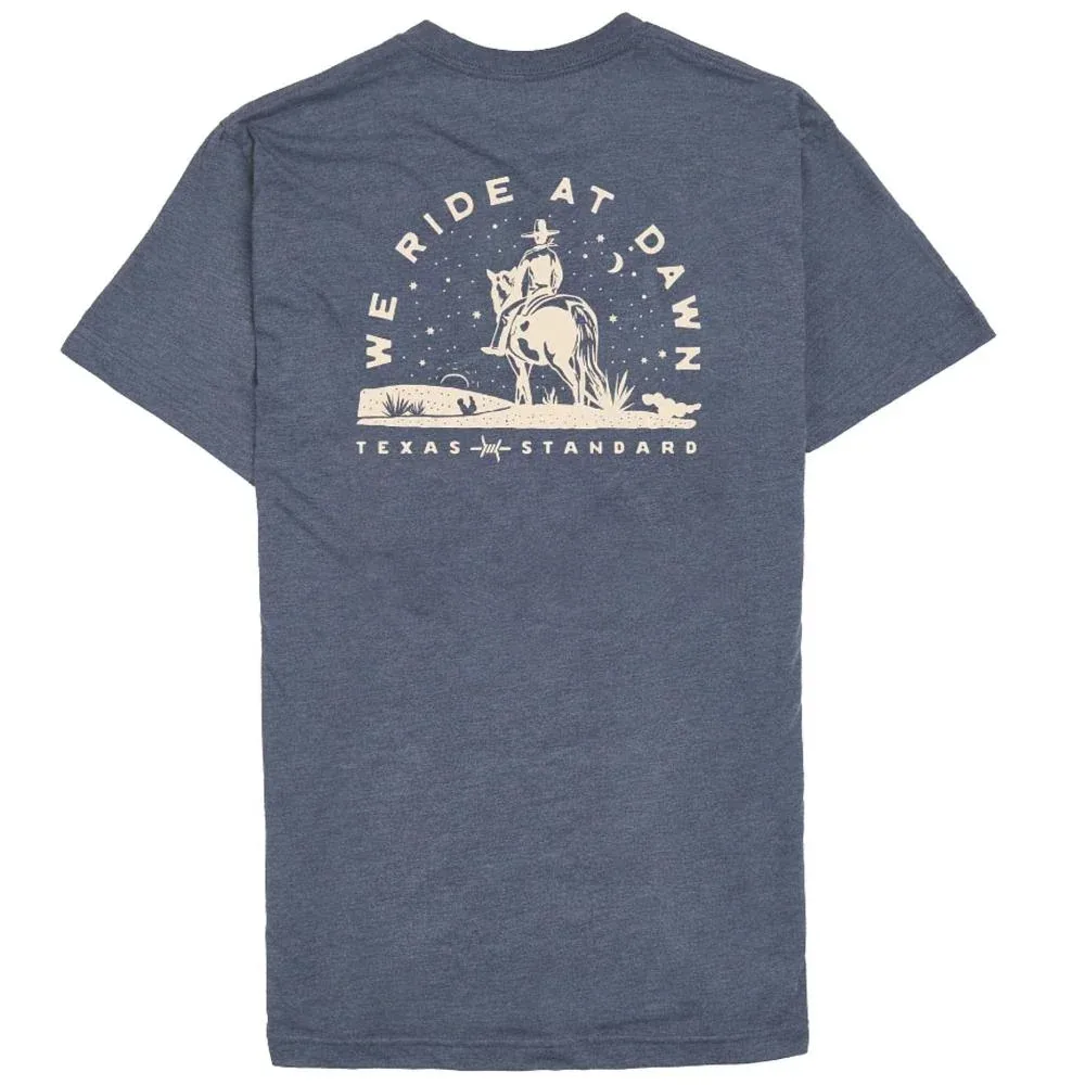 Texas Standard Heritage Ride At Dawn Navy Tee