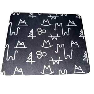The Front Porch Label Black Brand Mouse Pad