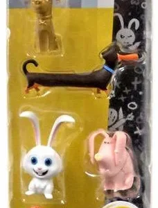 The Secret Life of Pets Mini Pets Gold Max, Buddy, Snowball Pig Henchman Figure 4