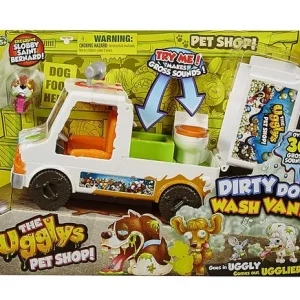 The Ugglys Pet Shop Series 1 Dirty Dog Van Mini Figure Set Moose Toys