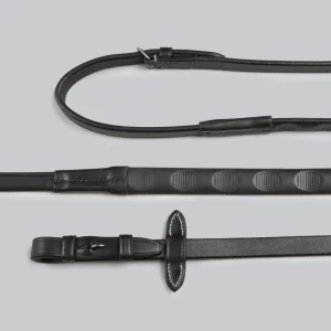 Thumb Rubber Reins Black