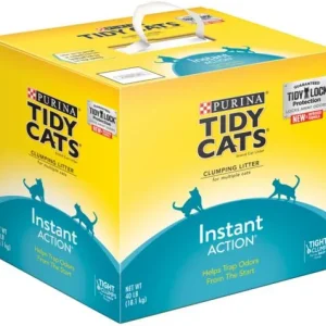 Tidy Cats Instant Action Scoop Clumping Cat Litter 40 lb Box {L-1} 702044