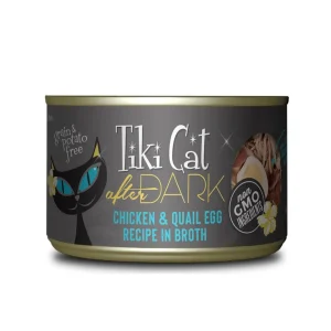 Tiki Cat After Dark Shredded Chicken & Quail Egg Wet Cat Food, 5.5 oz, 8 ct
