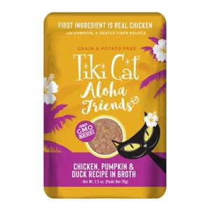 Tiki Cat Aloha Friends Chicken, Pumpkin & Duck Wet Cat Food, 2.5 oz, 12 ct