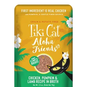Tiki Cat Aloha Friends Chicken, Pumpkin & Lamb Wet Cat Food, 2.5 oz, 12 ct