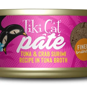 Tiki Pet Cat Grill Pate Tuna and Crab 2.8 oz. 12 ct