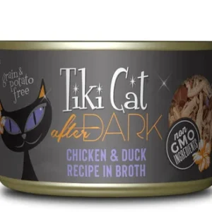 Tiki Pets Cat After Dark Chicken and Duck 5.5Oz (Case Of 8)
